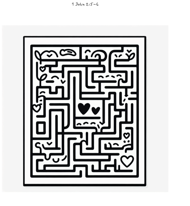 God's Recipe for Life maze